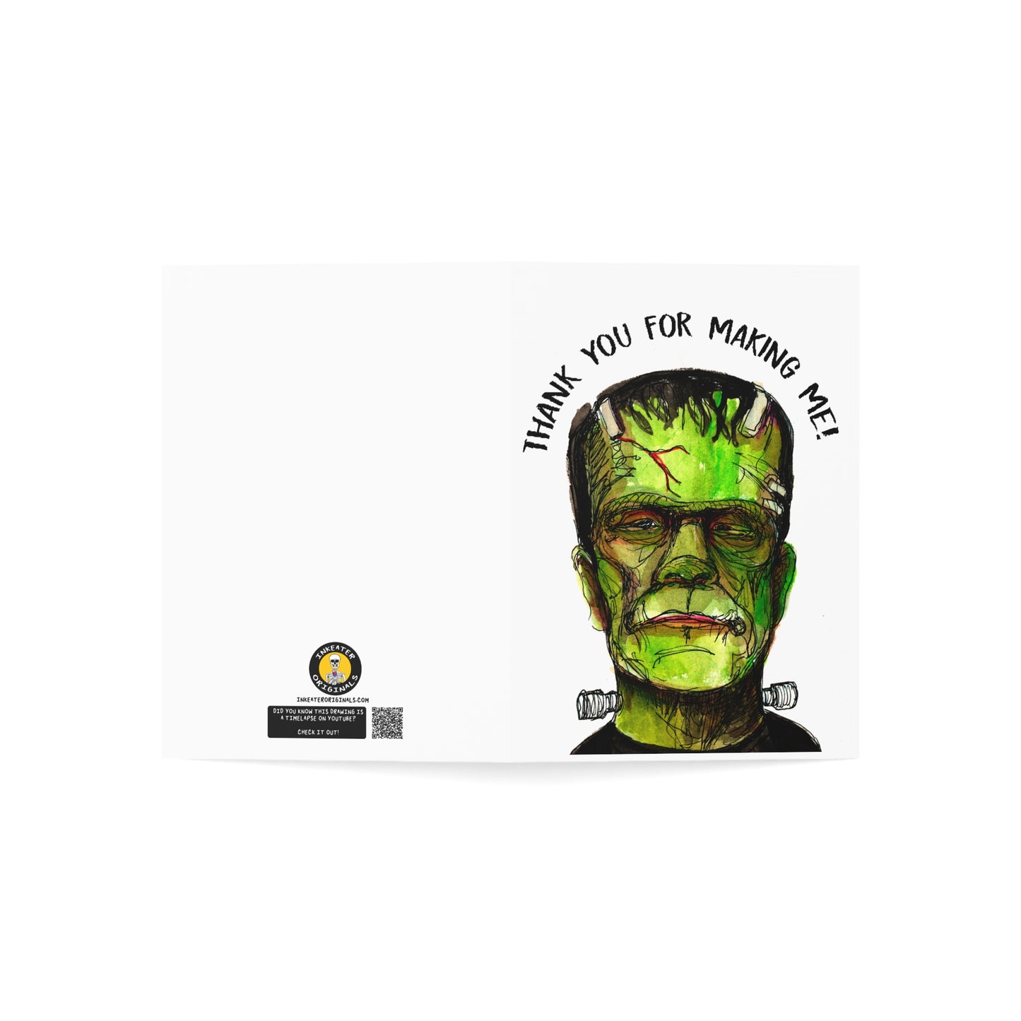 Thank You For Making Me - Frankenstein Card