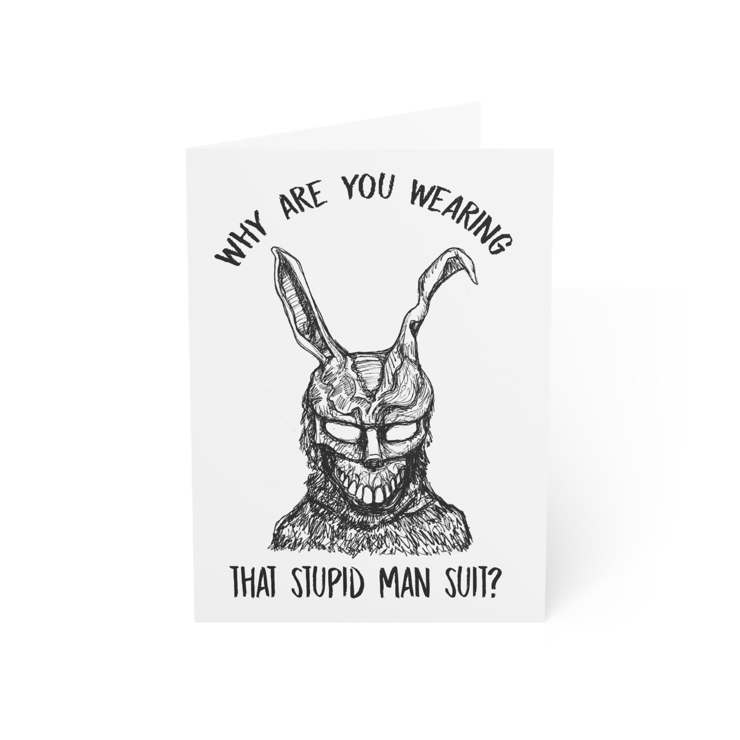 Stupid Man Suit? - Frank The Rabbit - Donnie Darko Card