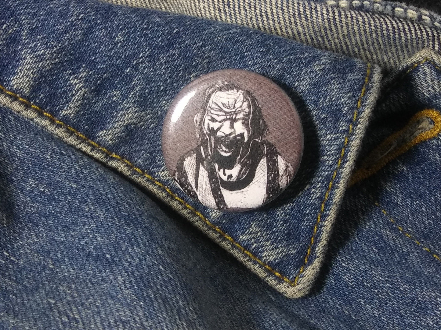 Hills Have Eyes Pluto Pinback Button - Embrace the Horror!