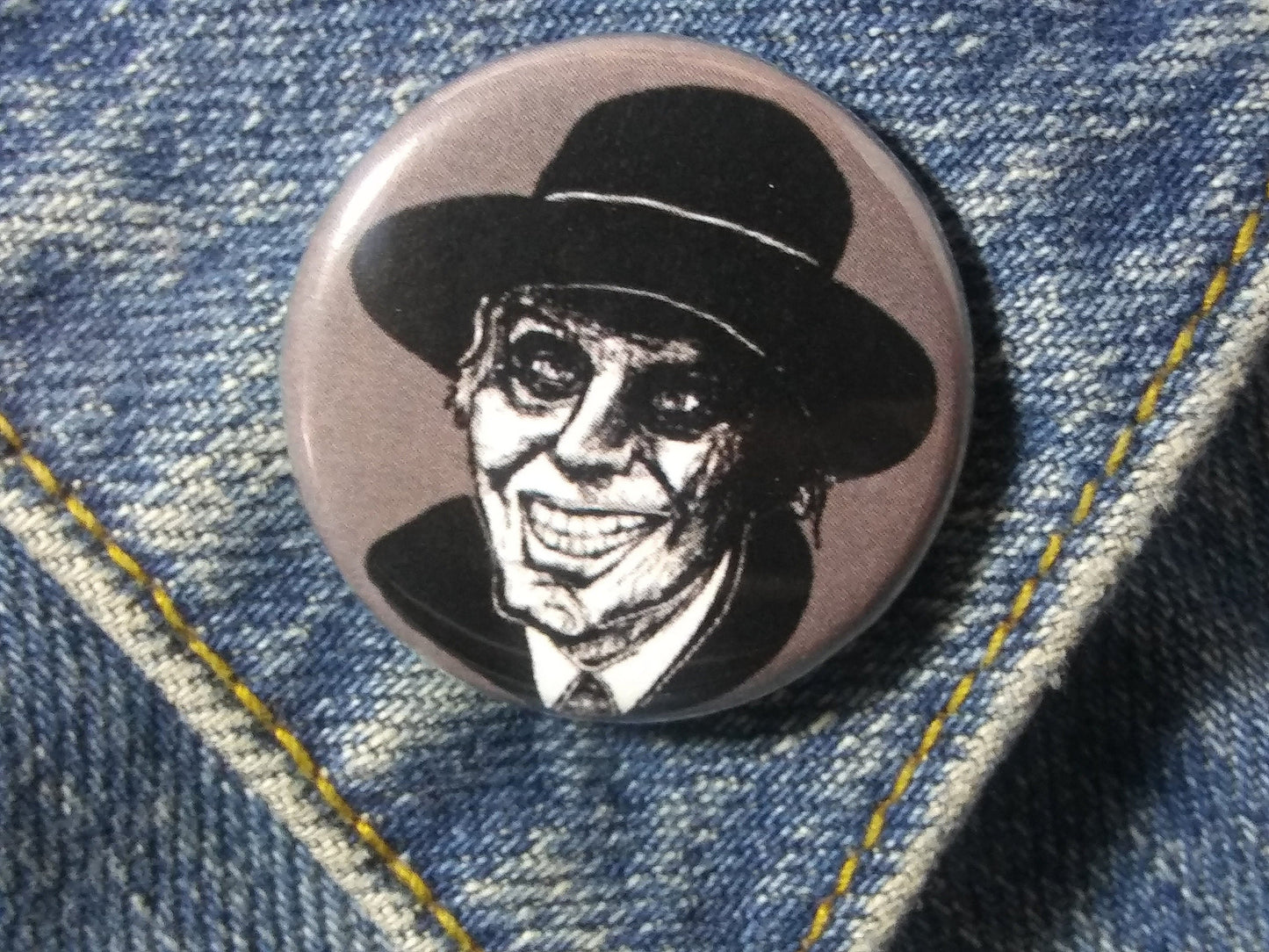 Reverend Henry Kane Pinback Button - Iconic Horror Gift for Poltergeist Fans