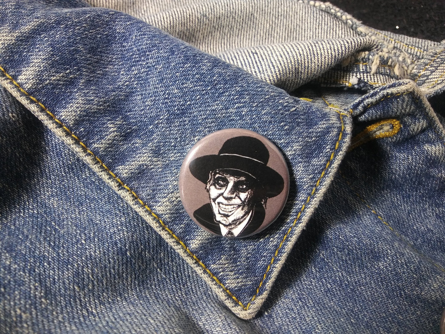 Reverend Henry Kane Pinback Button - Iconic Horror Gift for Poltergeist Fans