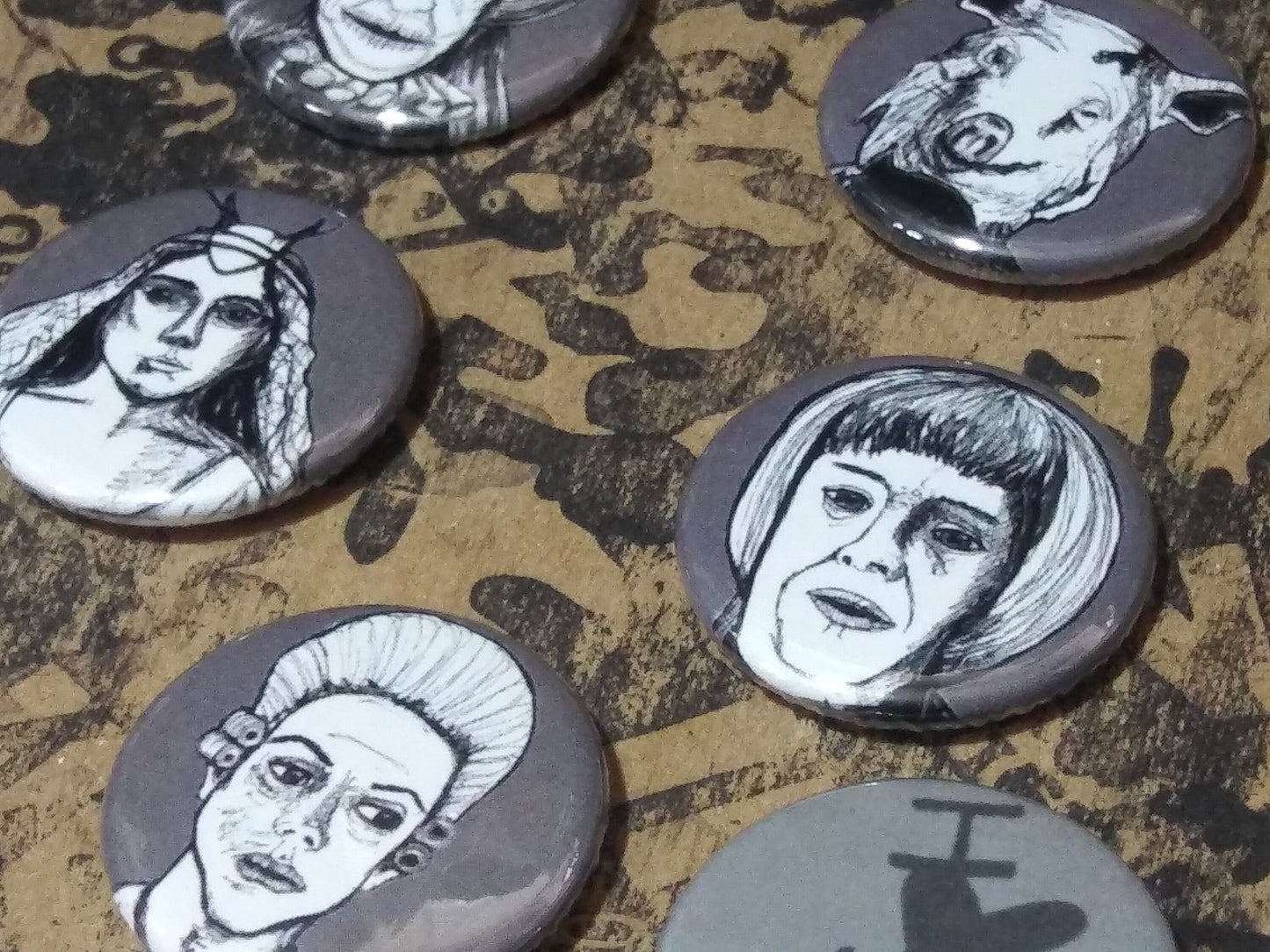 Embrace AHS Roanoke: Creepy Pin Set - Perfect American Horror Story Gift