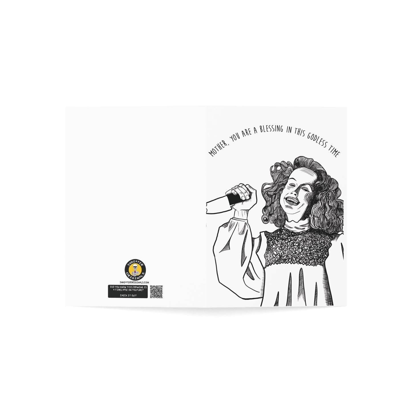 Blessing in This Godless Time - Horror Mother's Day Card