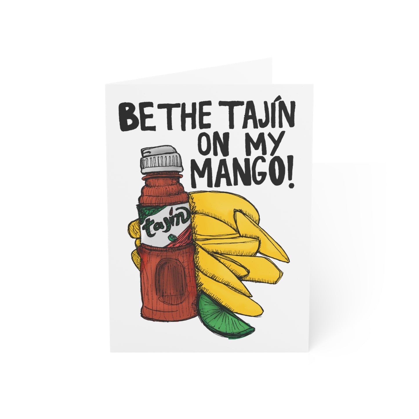 Mango Tajin & Lime Food Pun Greeting Card
