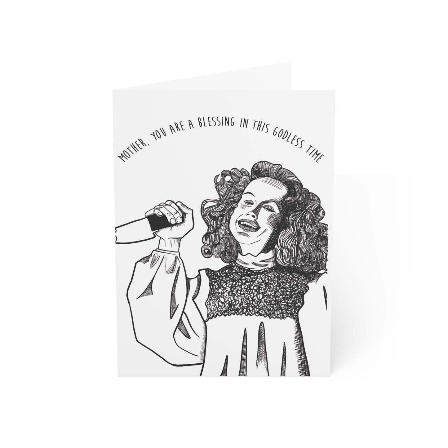 Blessing in This Godless Time - Horror Mother's Day Card