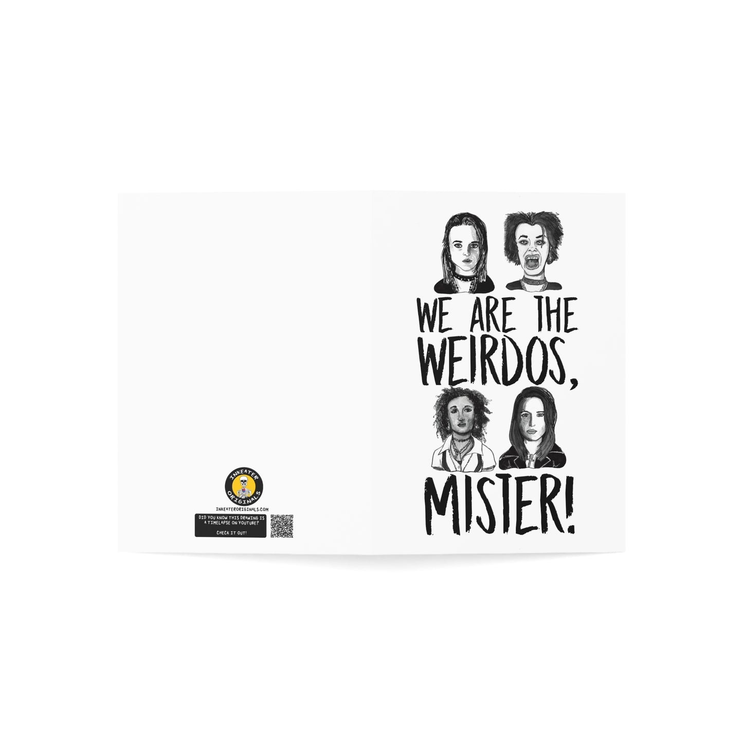 Weirdos Unite! Spooky Birthday Everyday Card