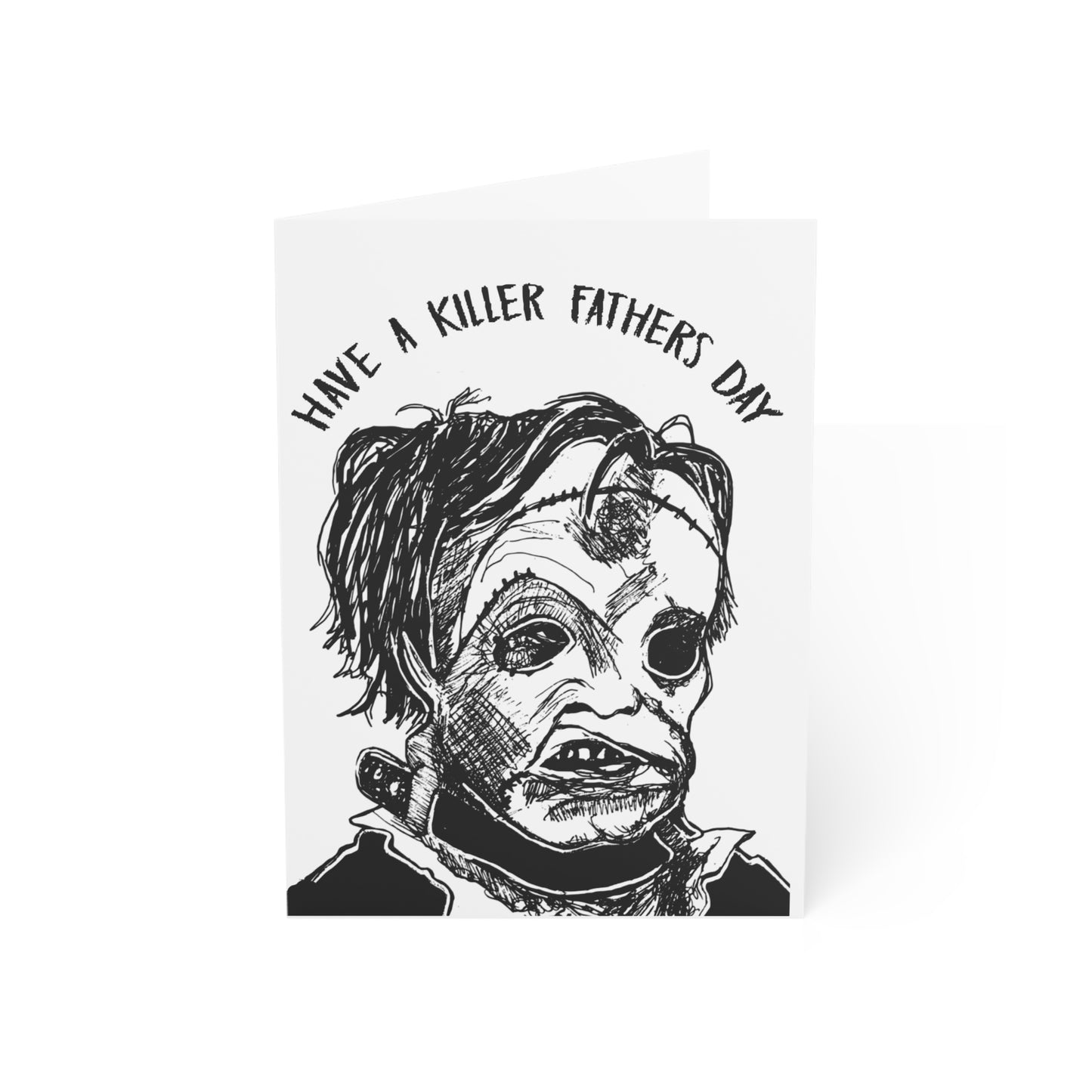 Chainsaw-Wielding Dad Card – Perfect for Father’s Day!