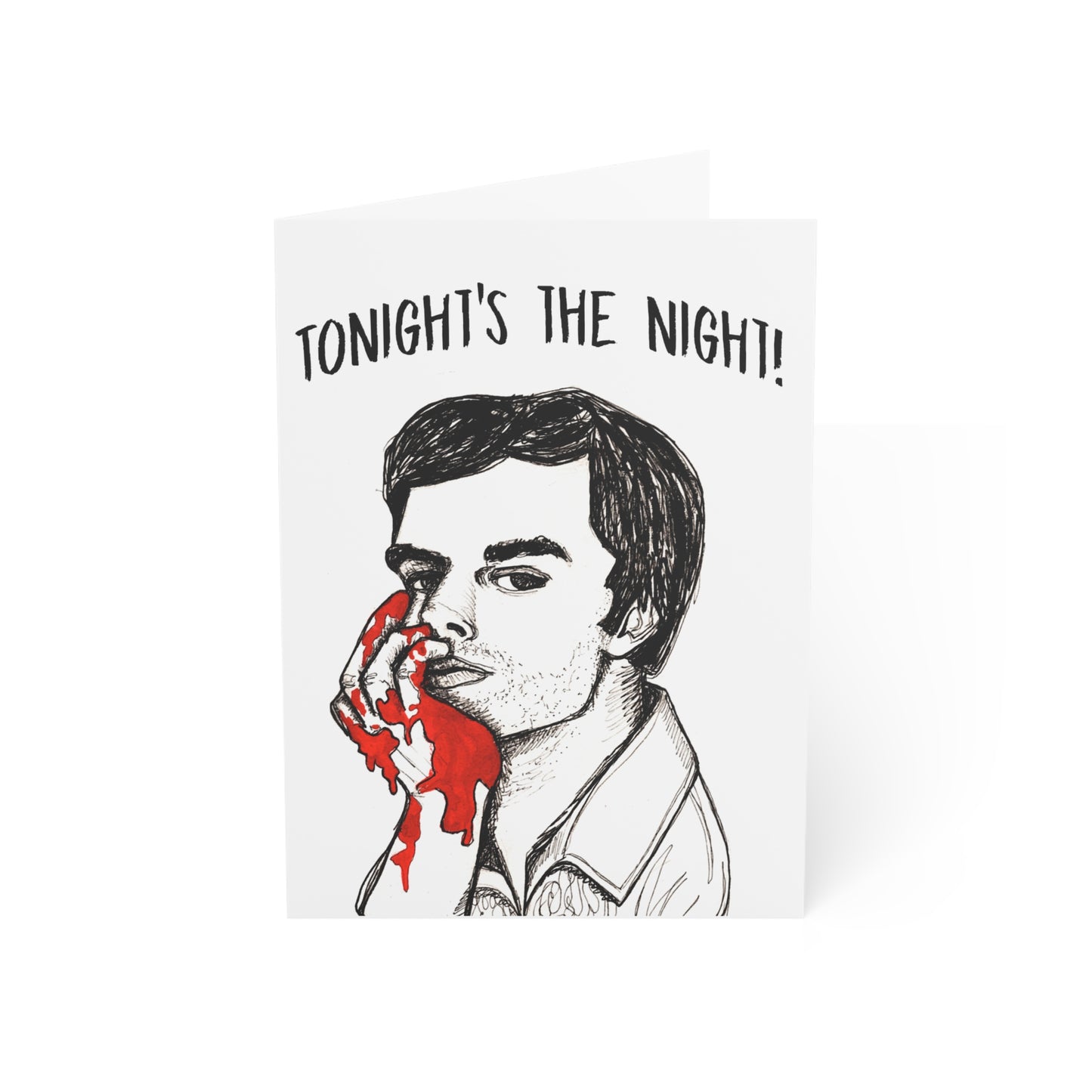 Tonight's the Night! - Dexter Birthday Card