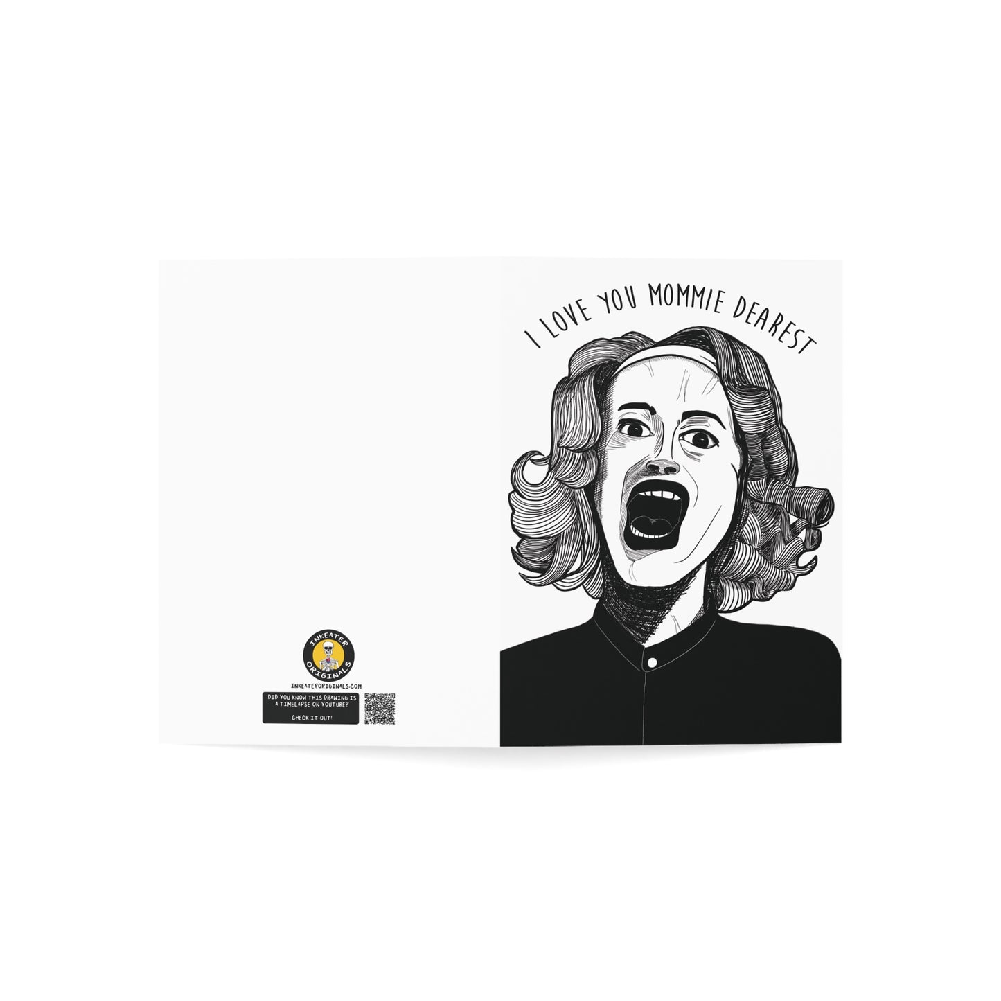 I Love You Mommie Dearest - Horror Mother's Day Card