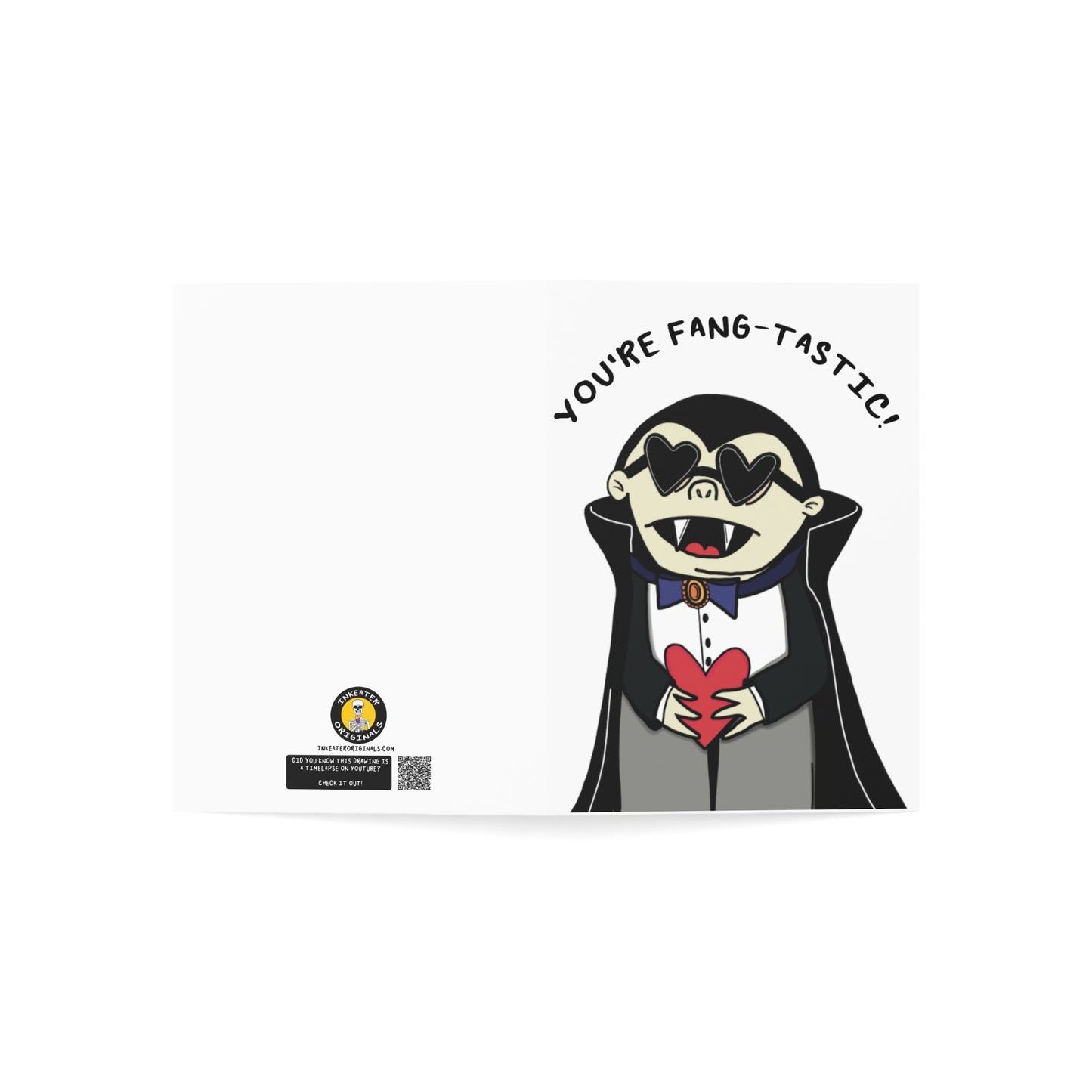 Fang-tastic Vampire Love Card