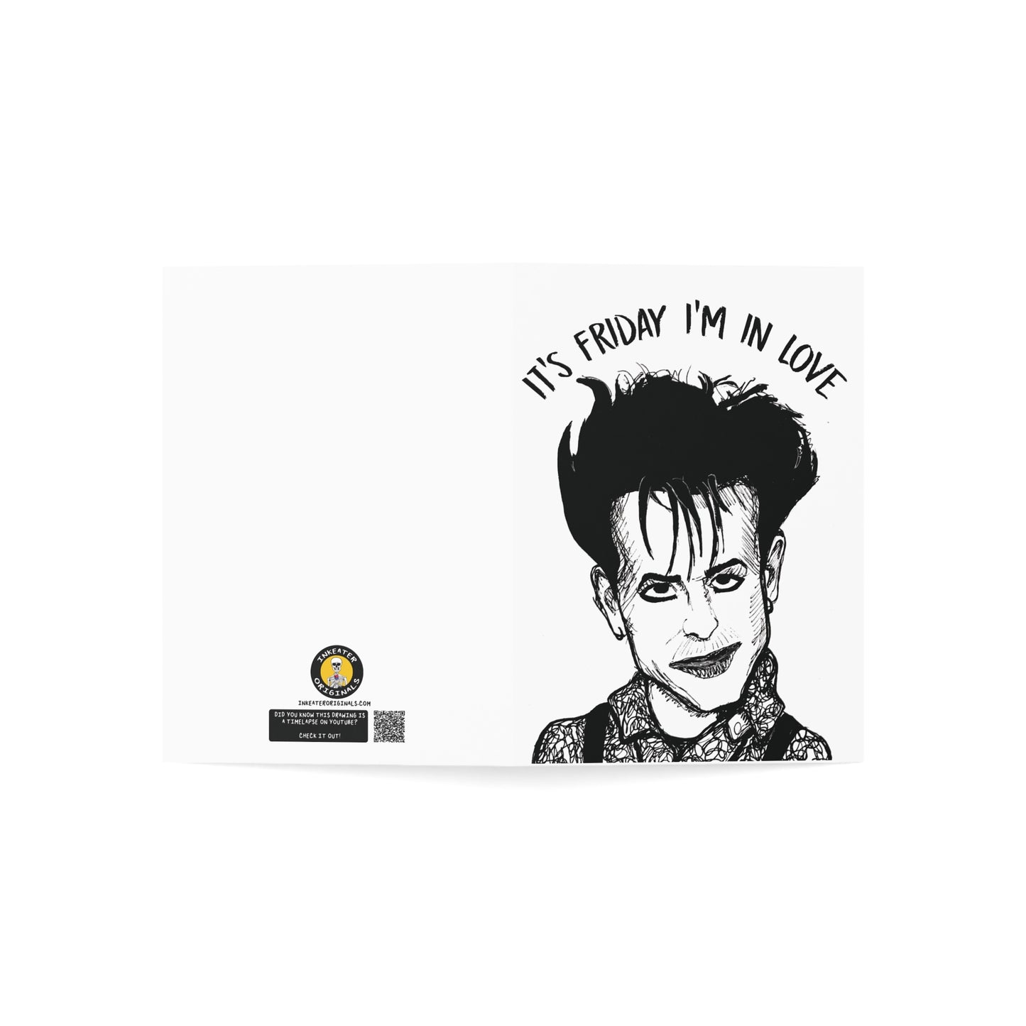 It's Friday I'm In Love - 80s Music Love Card