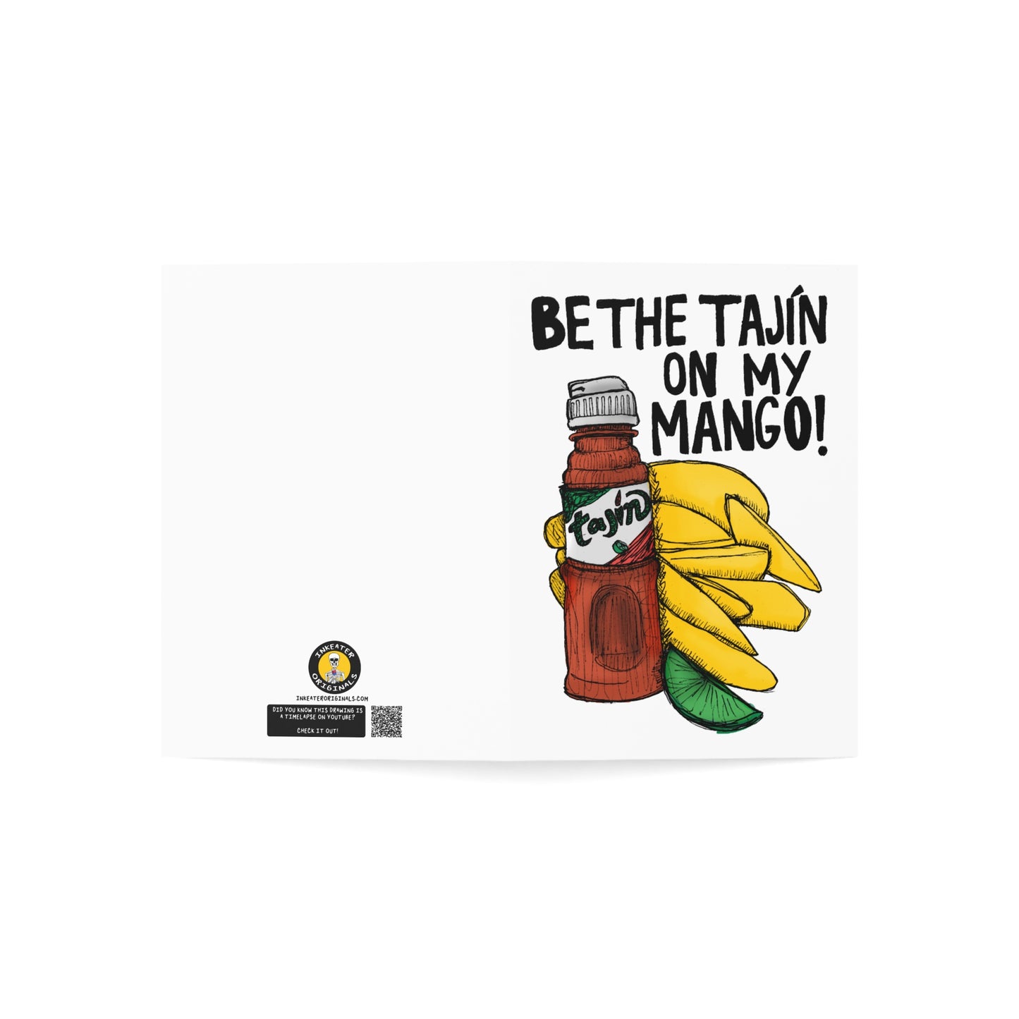 Mango Tajin & Lime Food Pun Greeting Card