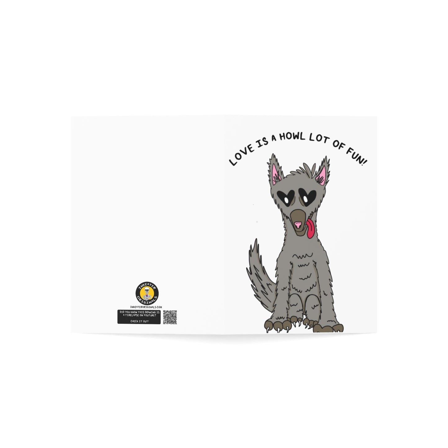 Werewolf Love Howls Card