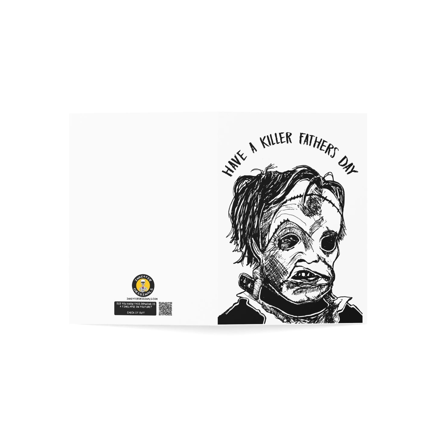 Chainsaw-Wielding Dad Card – Perfect for Father’s Day!