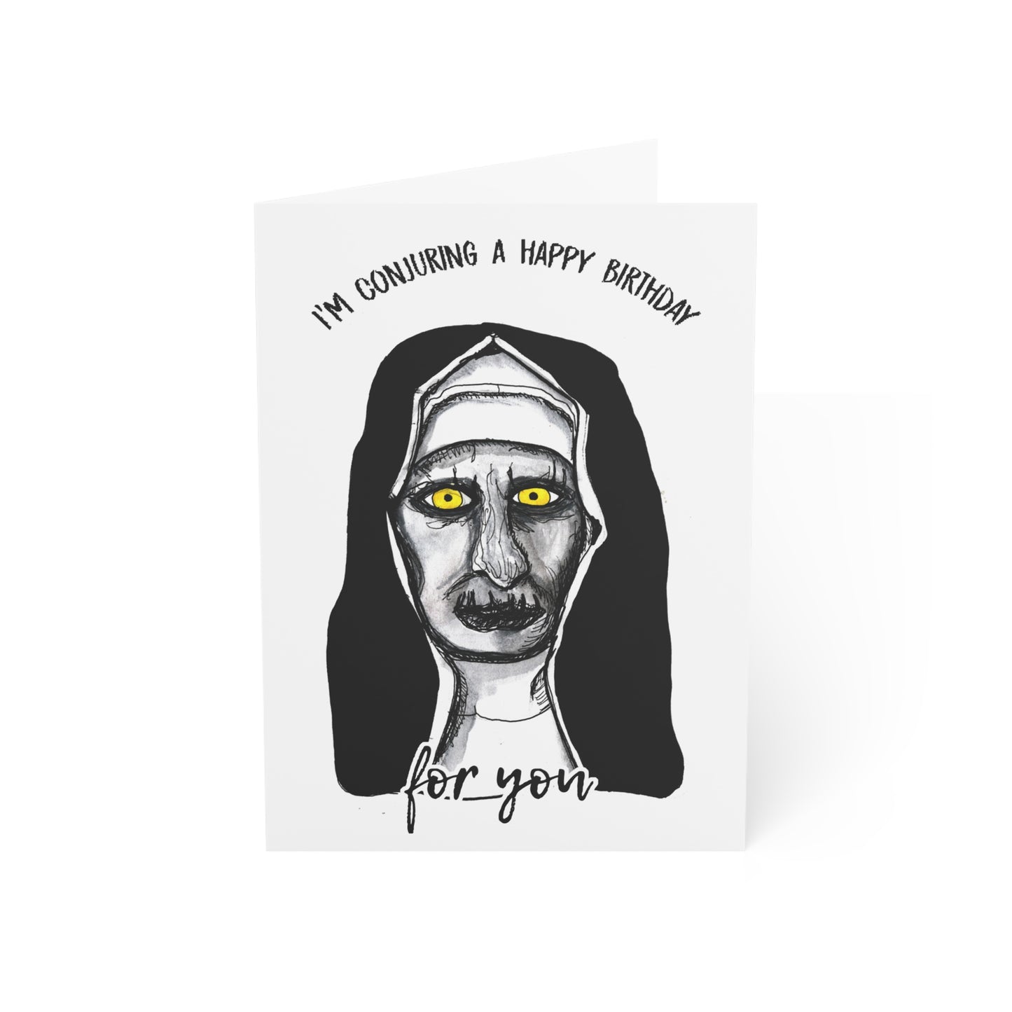 Conjuring Happy Birthday: Horror Themed Card