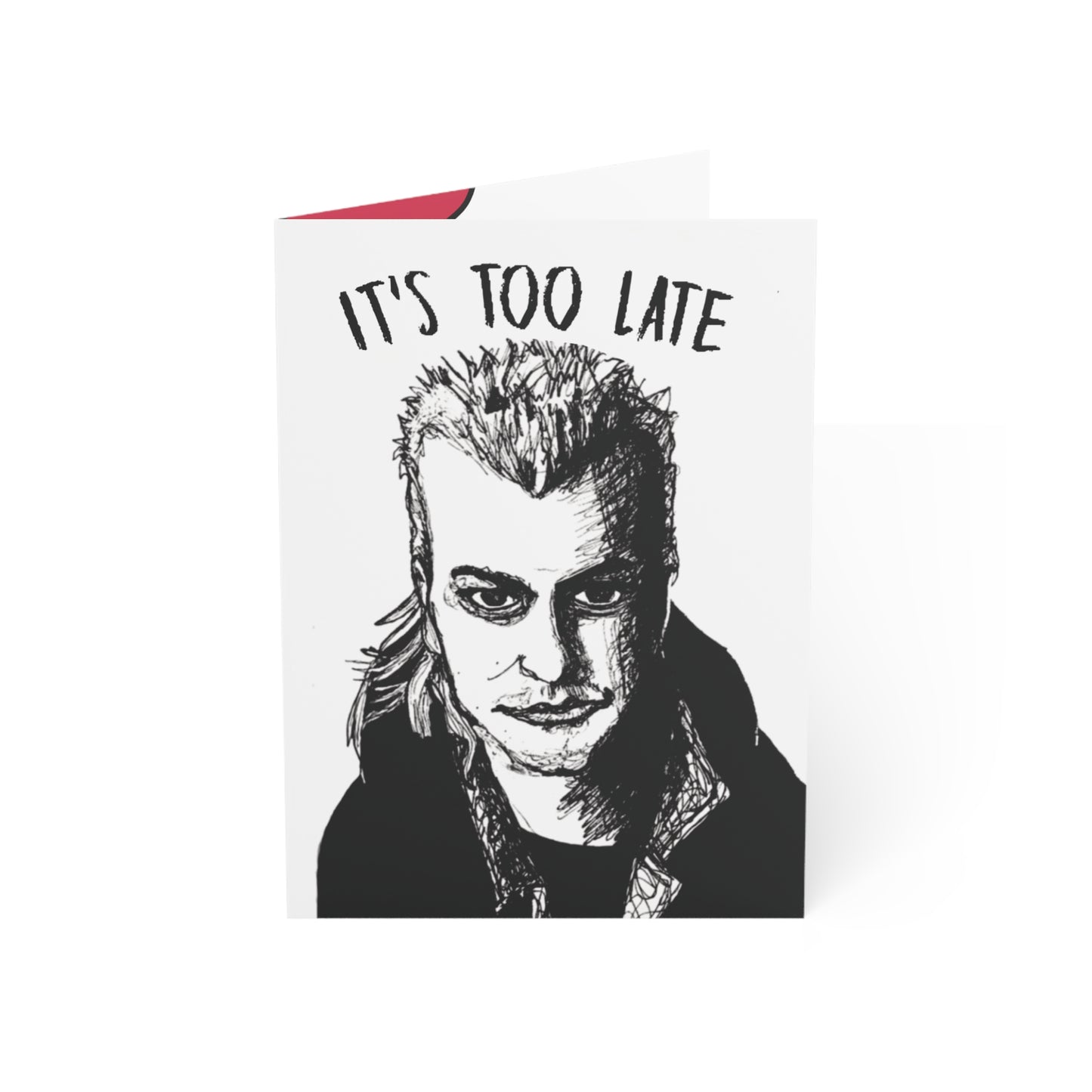 It's too late. Your blood is in my veins - David Lost Boys Gothic Vampire Art Card