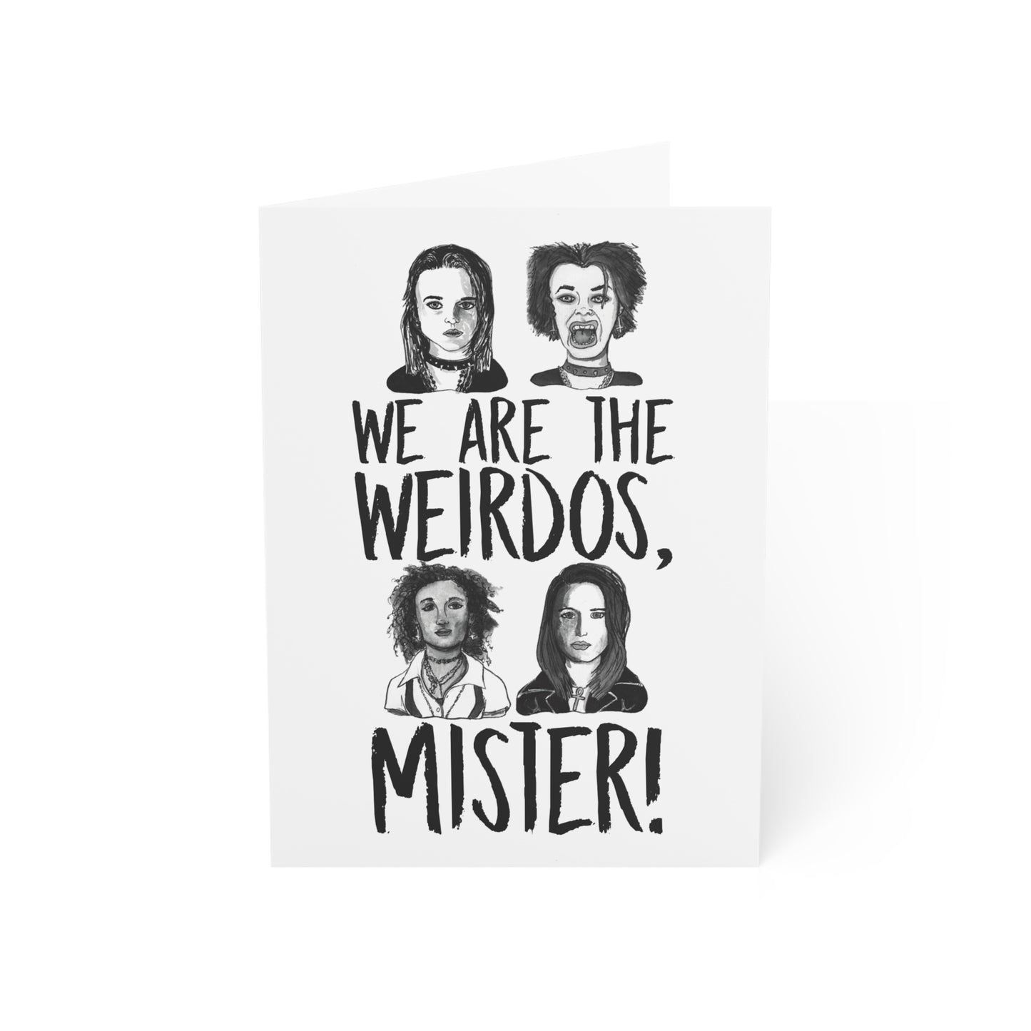 Weirdos Unite! Spooky Birthday Everyday Card