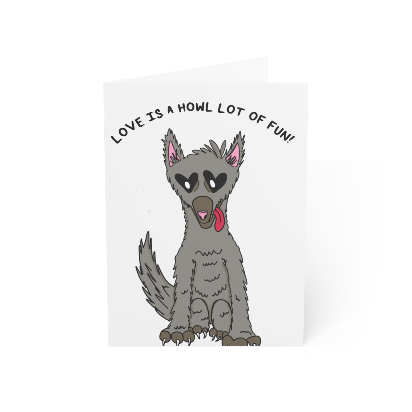 Werewolf Love Howls Card