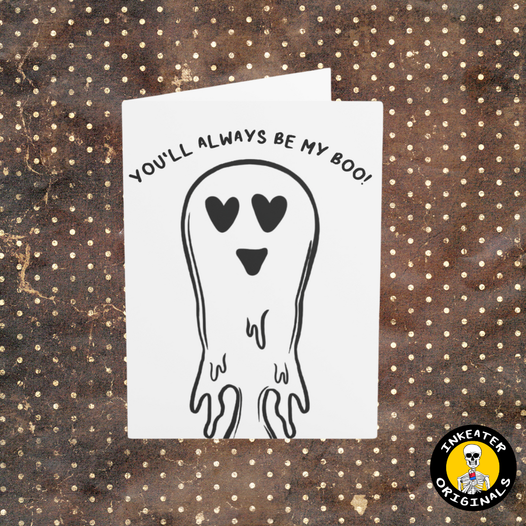 Always Be My Boo: Haunted Love Anniversary Card