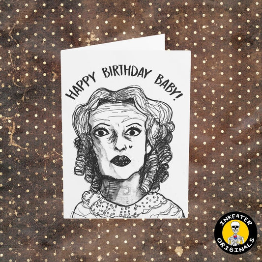 Happy Birthday Horror: Baby Jane Card