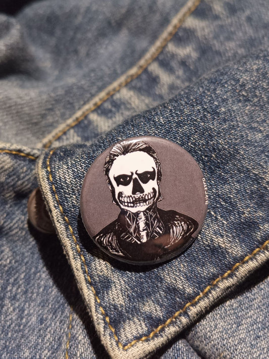 Tate Langdon Pin | AHS Horror Button | Creepy Fan Accessory