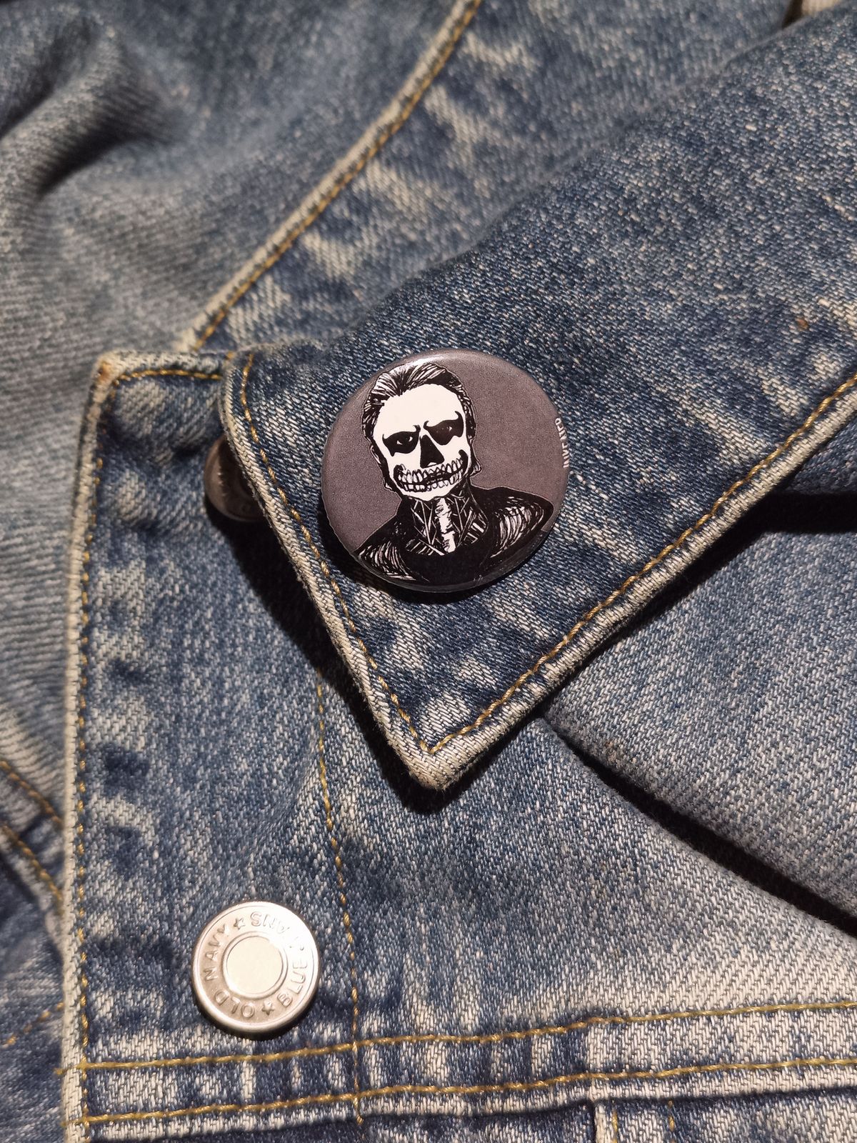 Tate Langdon Pin | AHS Horror Button | Creepy Fan Accessory