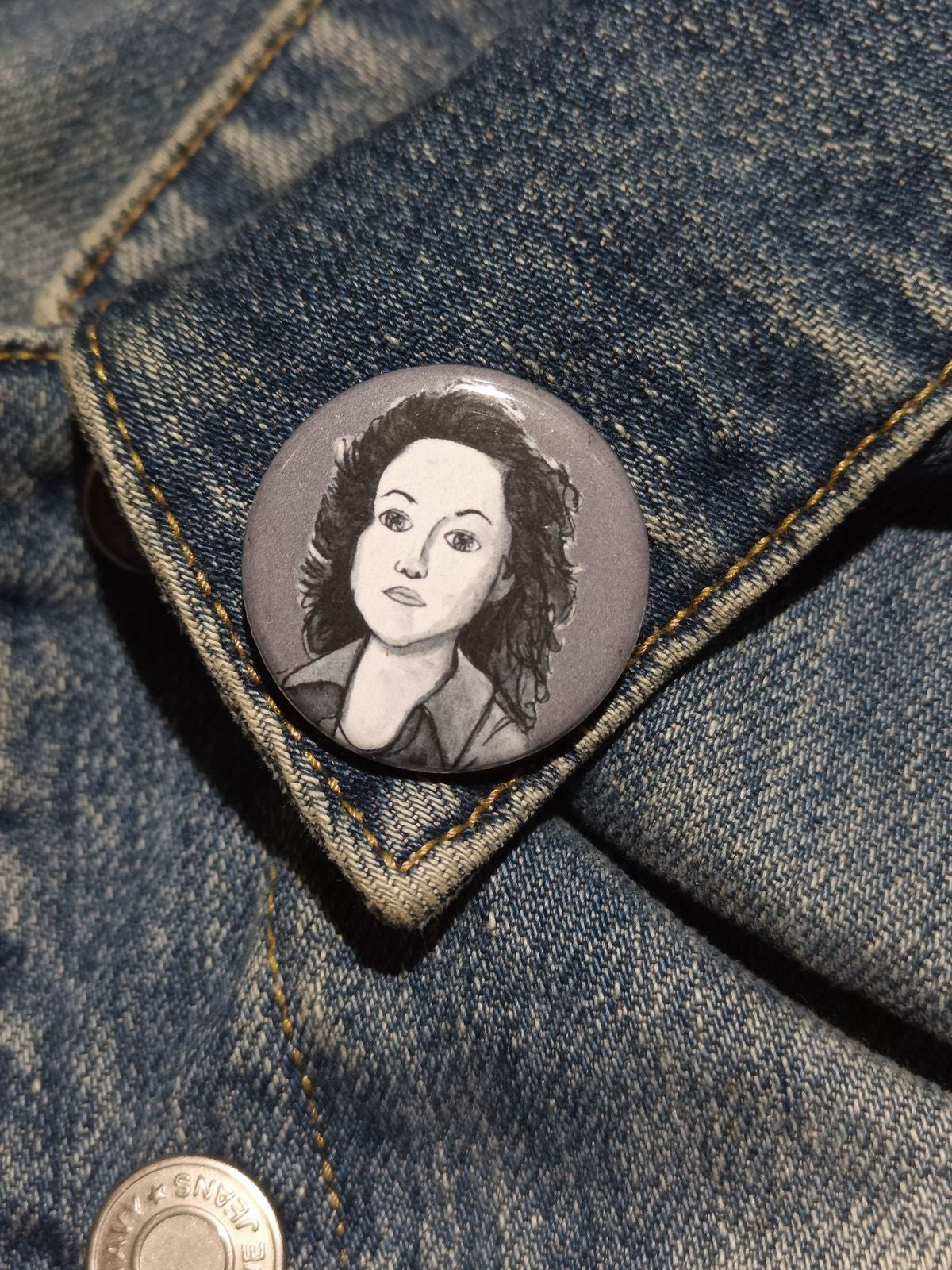 Ellen Ripley Button | Horror Women Pinback Collectible