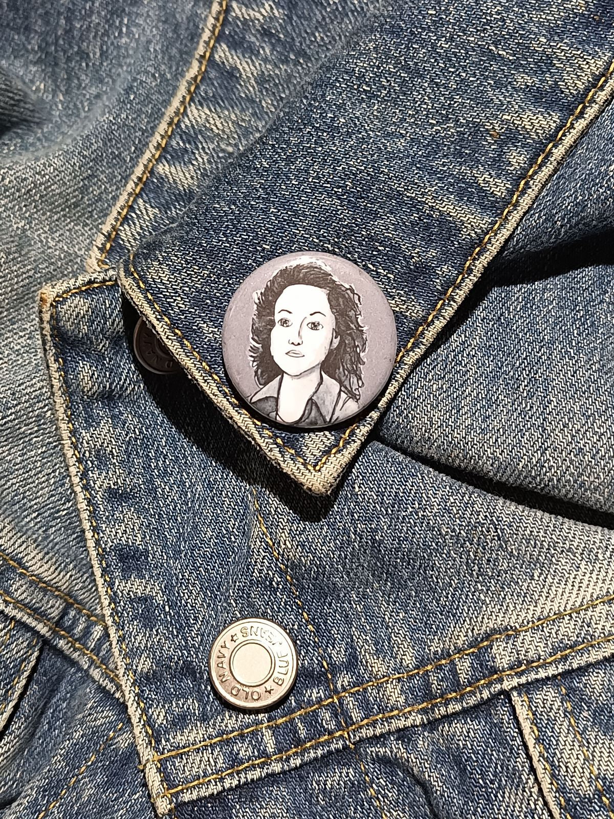 Ellen Ripley Button | Horror Women Pinback Collectible