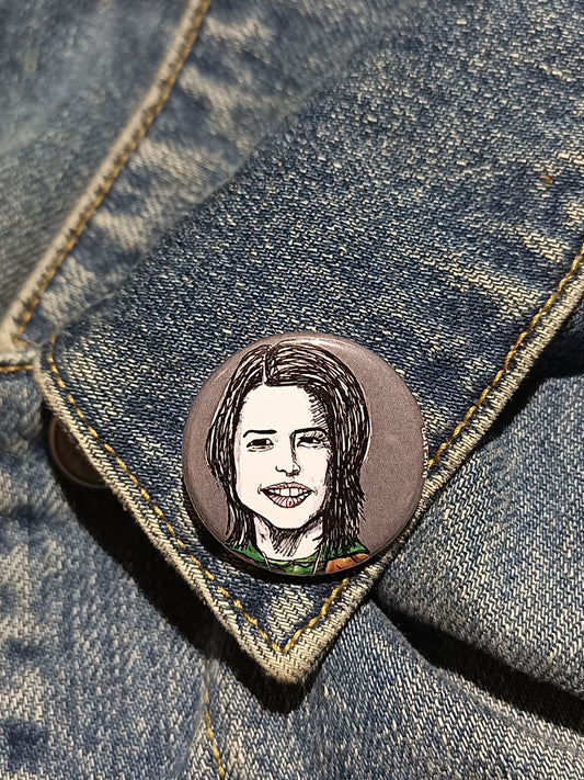 Sydney Prescott Scream Pin | Final Girl Horror Button