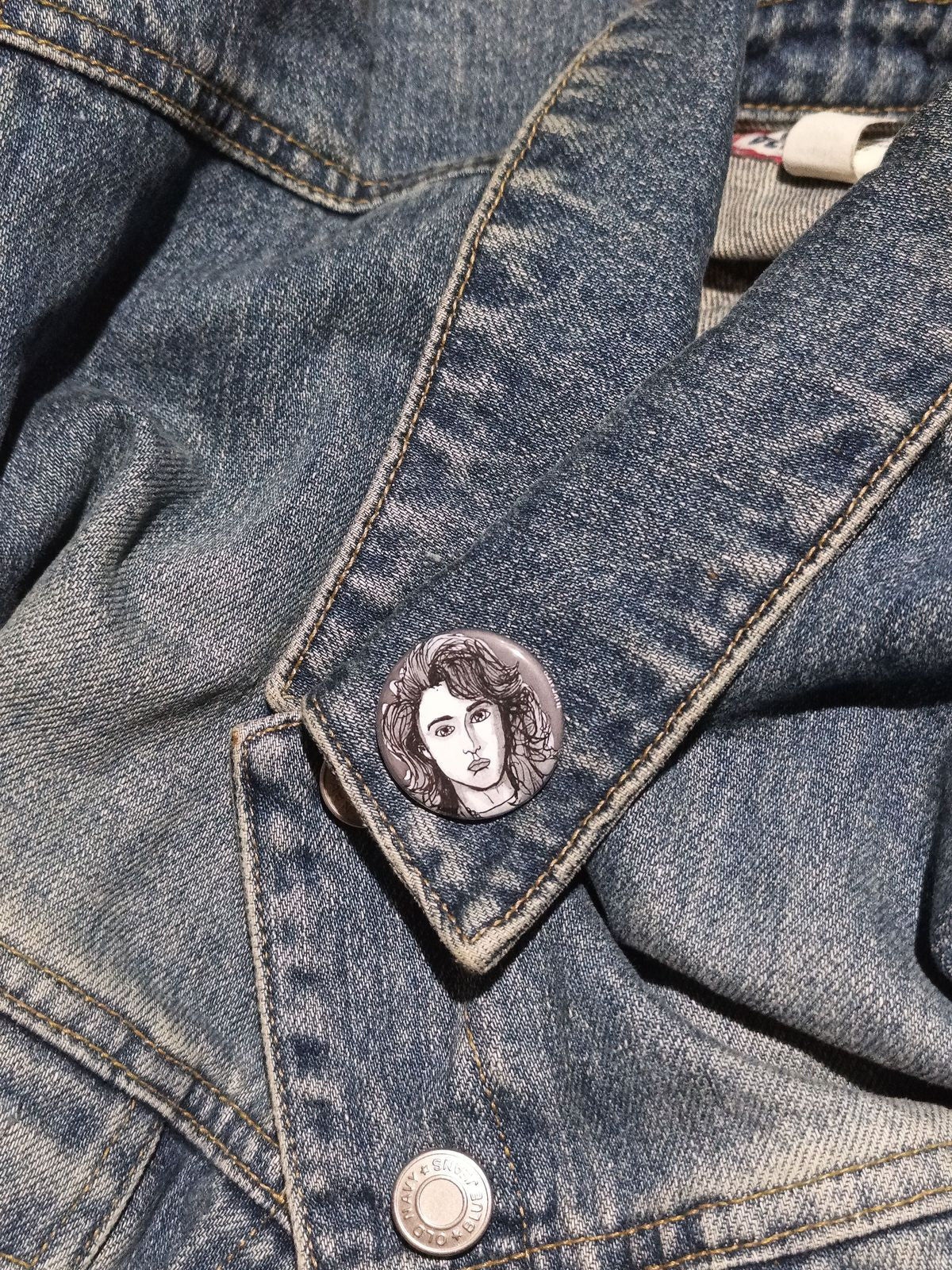 Nancy Thompson Pin | Final Girl Horror Button for Collectors