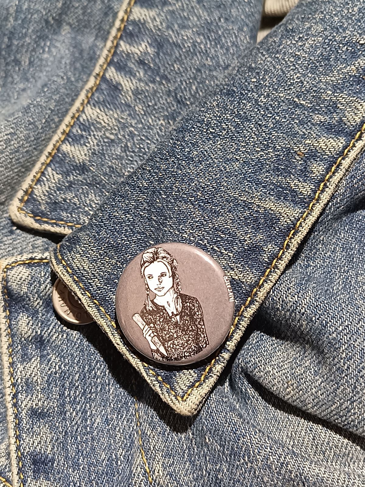 Buffy Pin | Vampire Slayer Horror Button Gift
