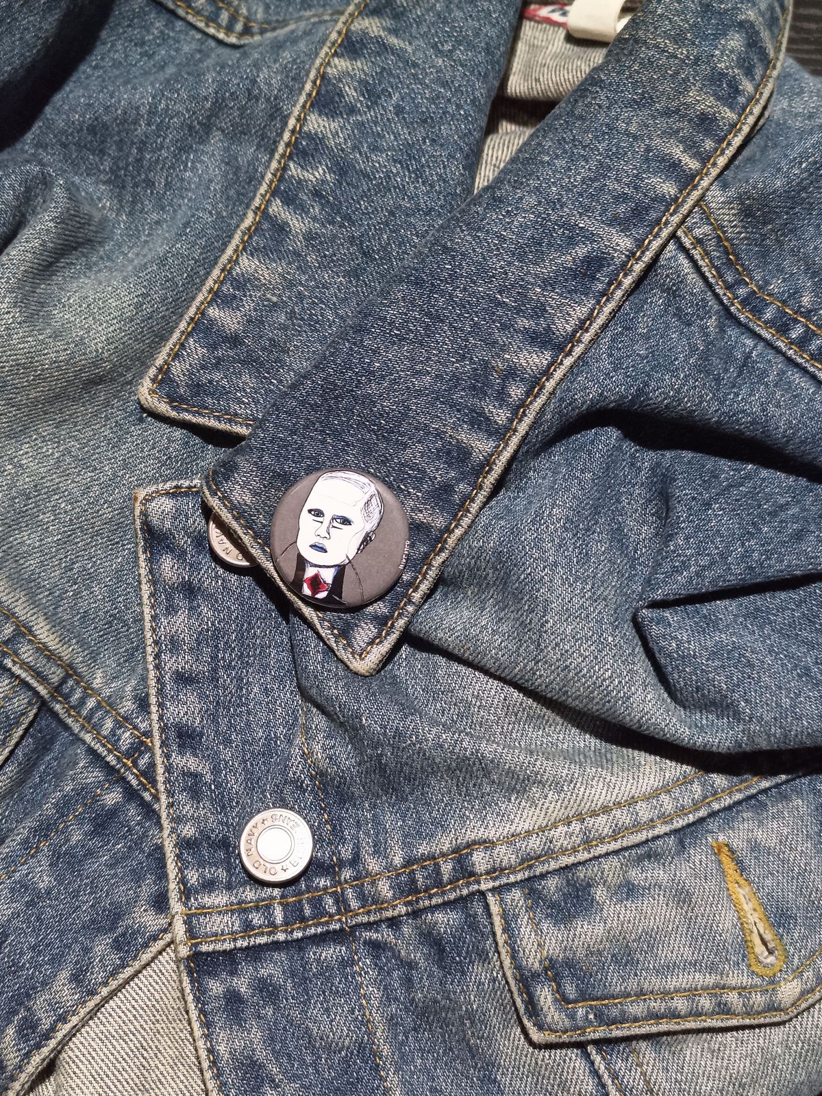 Female Cenobite Pinback Button - Hellraiser Horror Gift