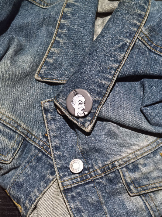 Pepper AHS Asylum Button – Spooky American Horror Story Gift