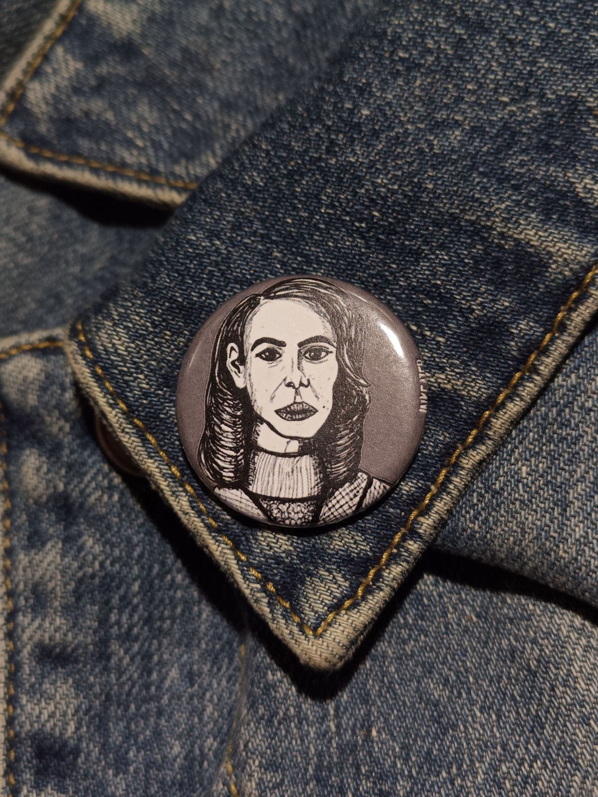 Lana Winters AHS Button – Horror-Themed Gift for AHS Fans