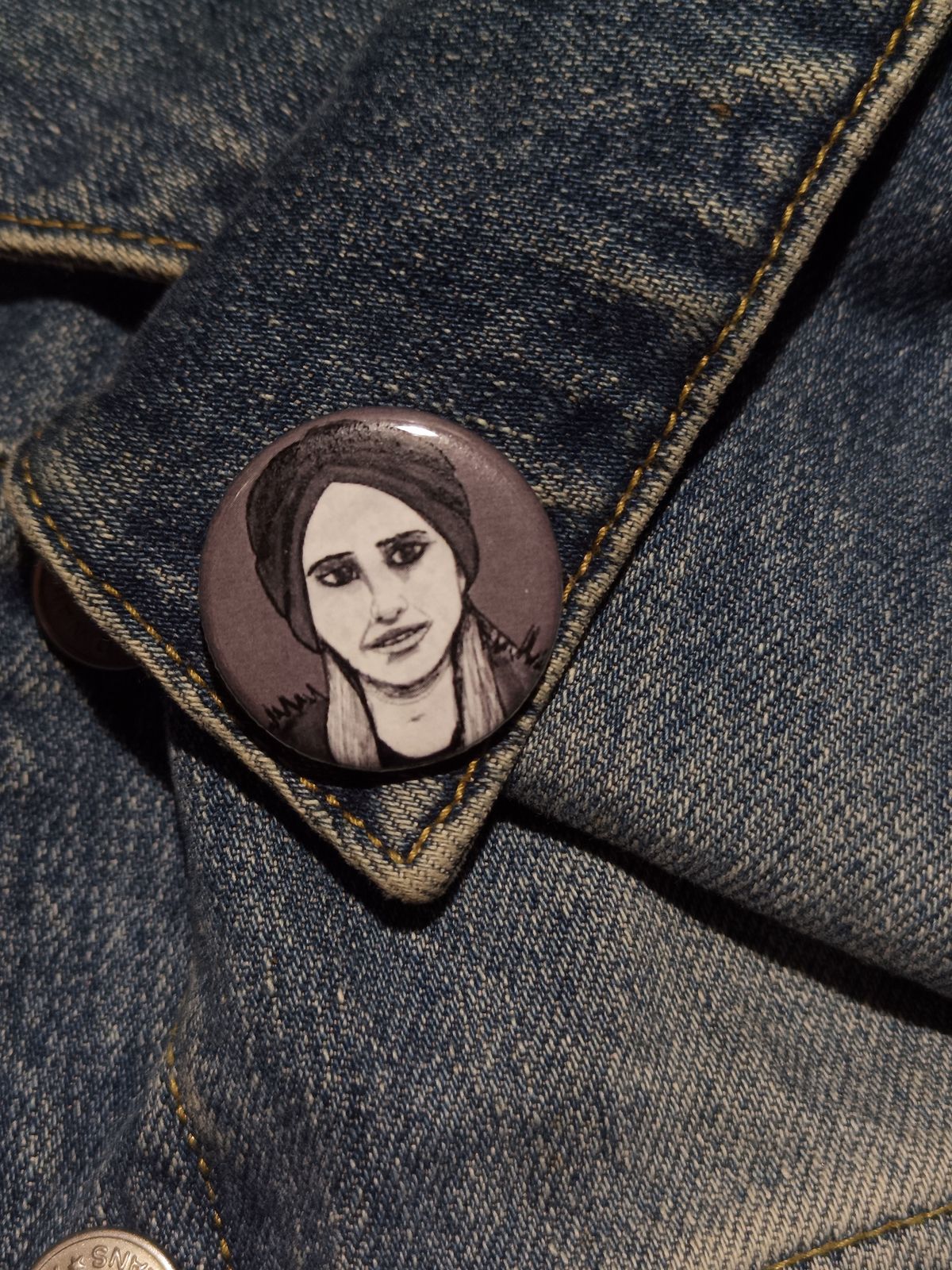 Madison Montgomery AHS Button – Witchy Gift for Horror Fans