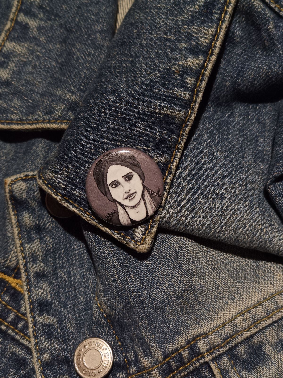 Madison Montgomery AHS Button – Witchy Gift for Horror Fans