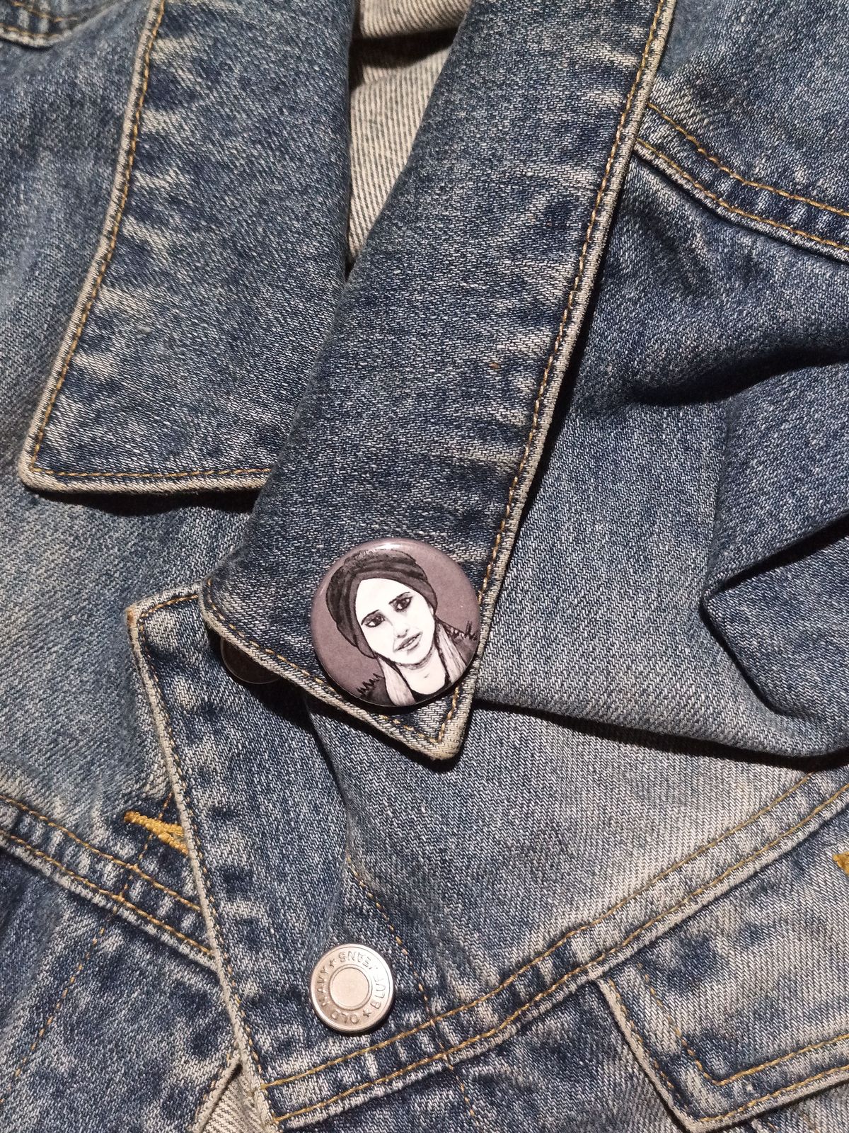 Madison Montgomery AHS Button – Witchy Gift for Horror Fans
