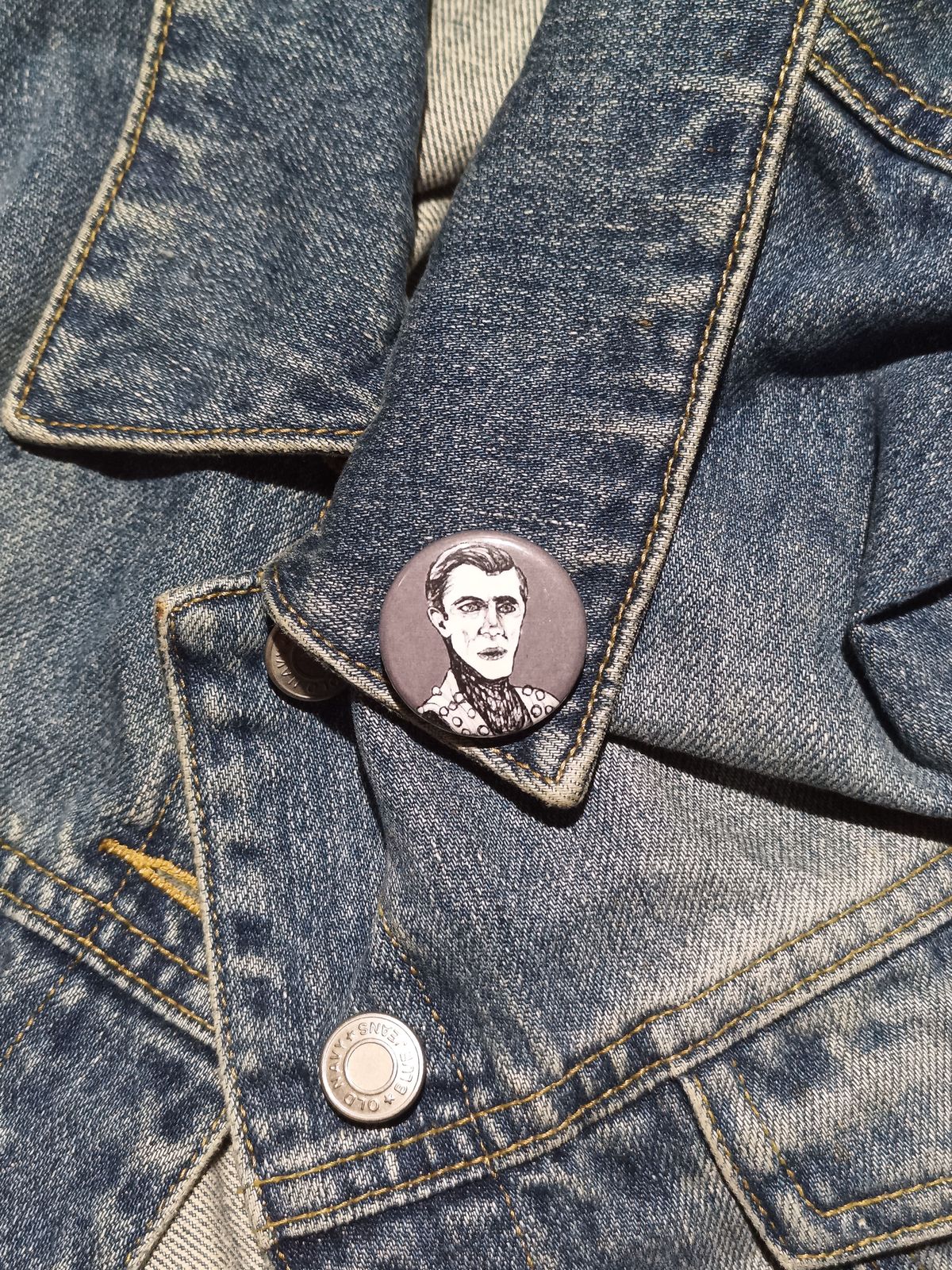 Paul the Illustrated Seal AHS Button – Freak Show Collectible