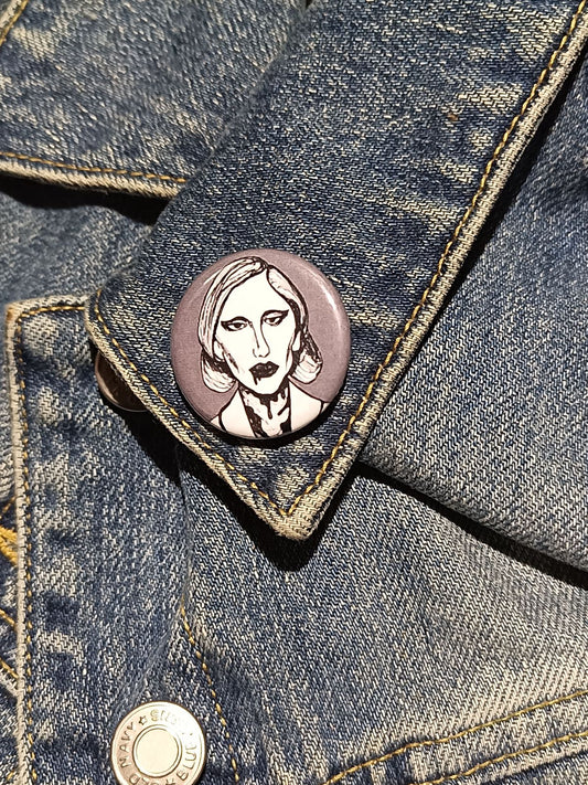 The Countess AHS Hotel Button – Lady Gaga Horror Pin