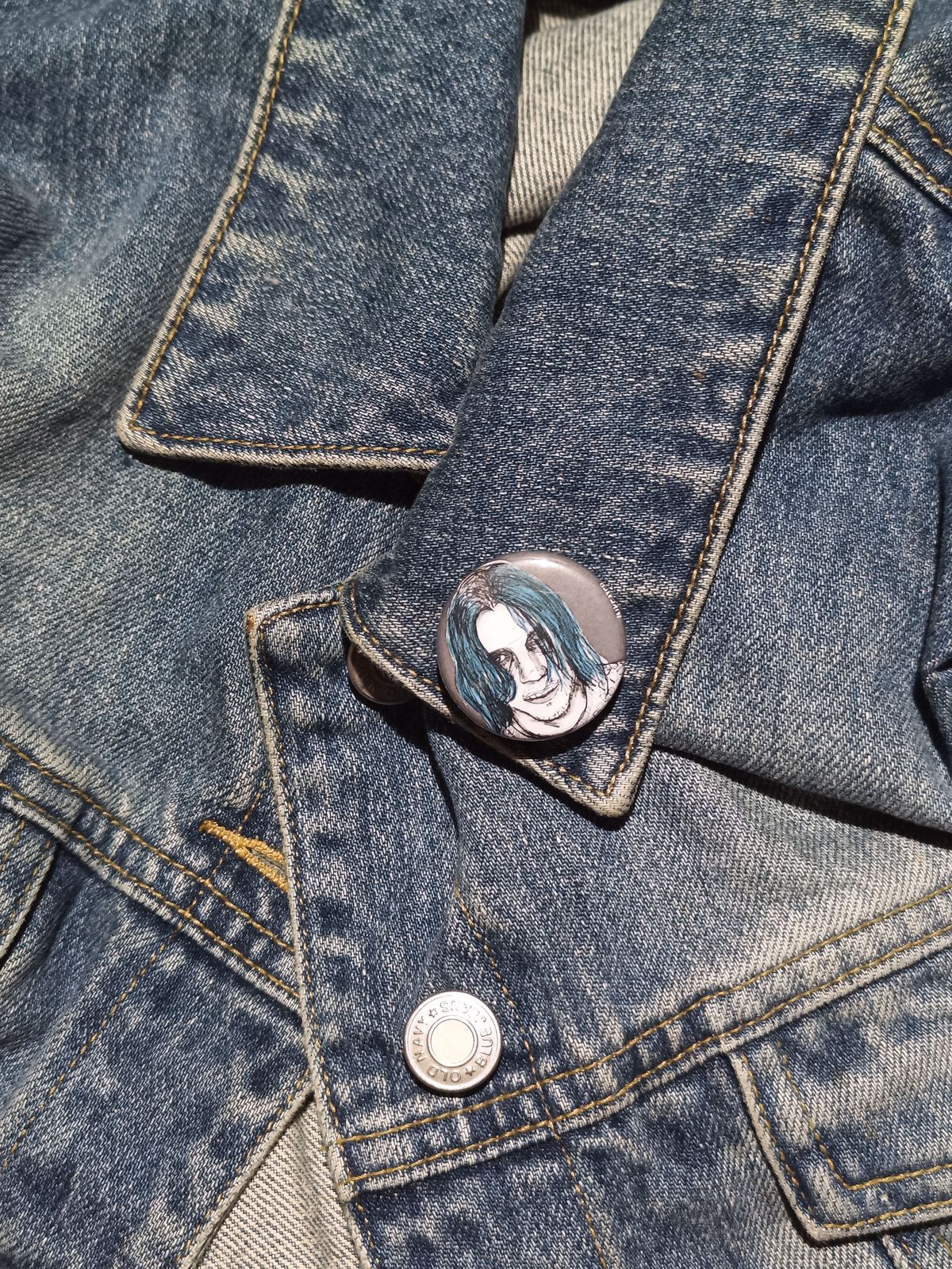 Kai Anderson AHS Button – Evan Peters Fan Art Gift