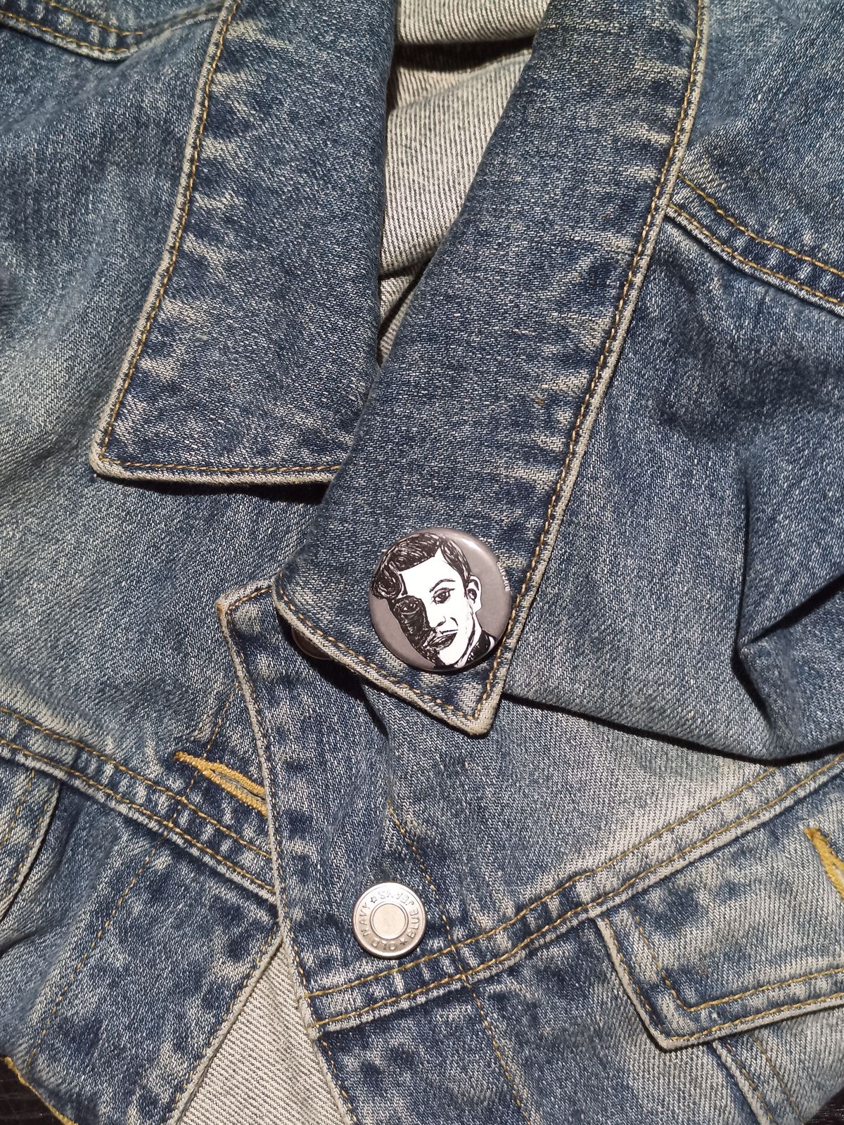 James Patrick March AHS Button – Spooky Fan Art Gift