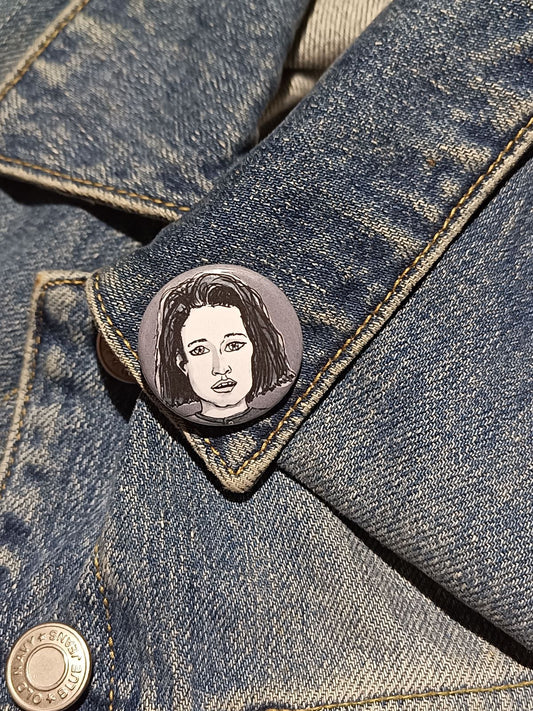 Rhonda Lebeck Button | Tremors Cult Horror Pin