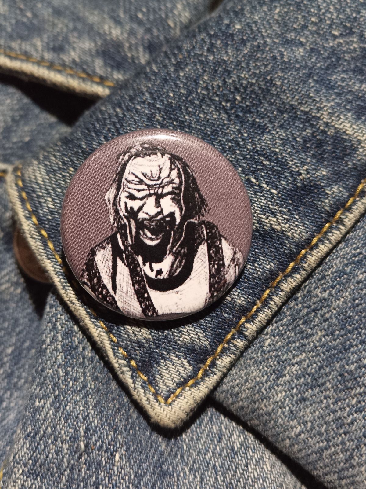 Hills Have Eyes Pluto Pinback Button – Horror Movie Collectible
