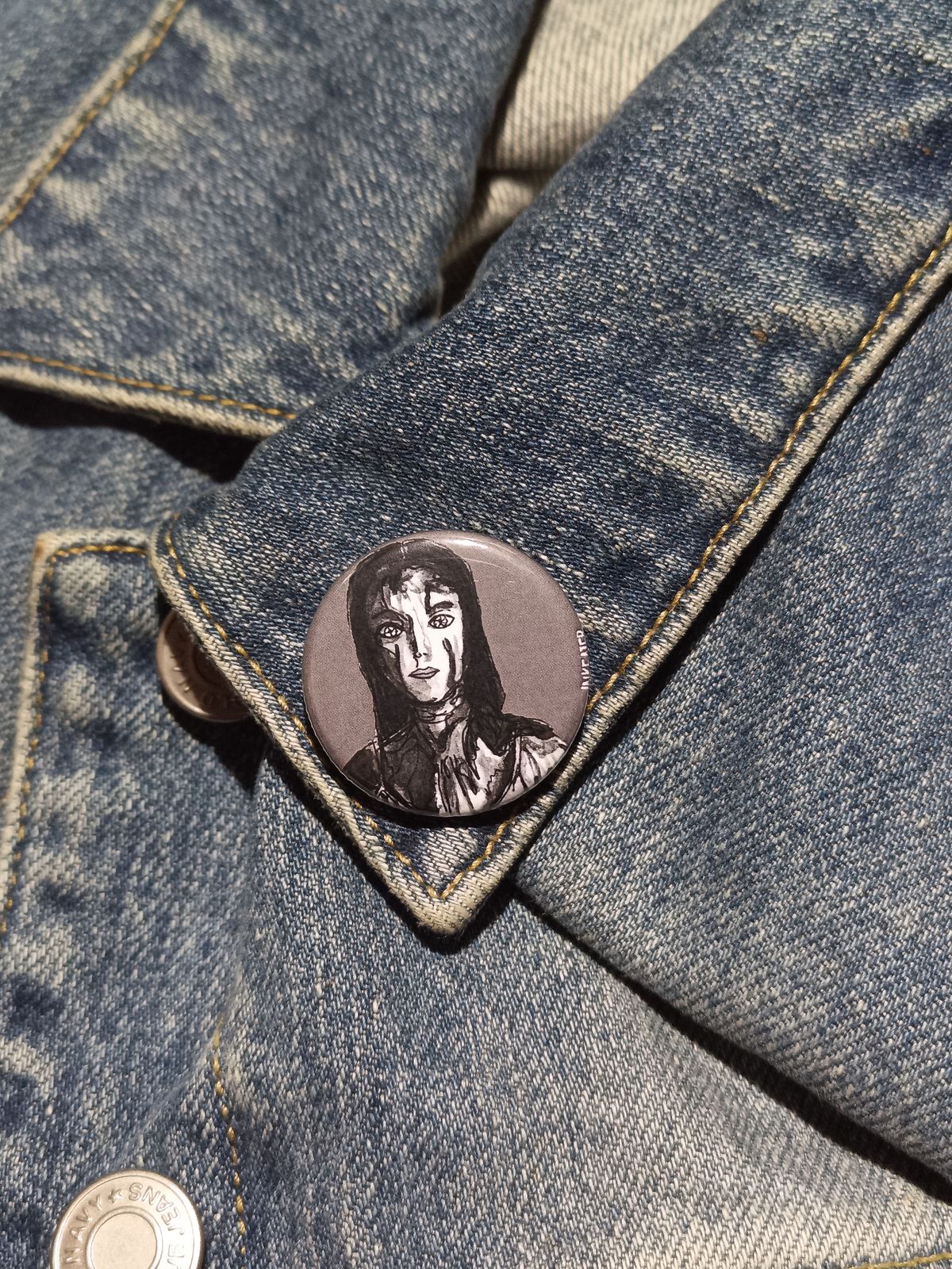 Carrie White Pinback Button – Horror Movie Icon Collectible Gift