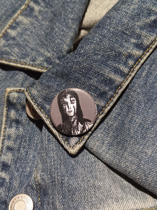 Carrie White Pinback Button – Horror Movie Icon Collectible Gift