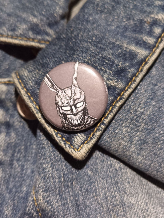 Frank the Rabbit Button – Donnie Darko Horror Movie Fan Gift