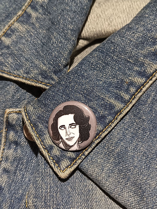 Elizabeth Taylor Zombie Pin – Glamorous Horror Gift Idea