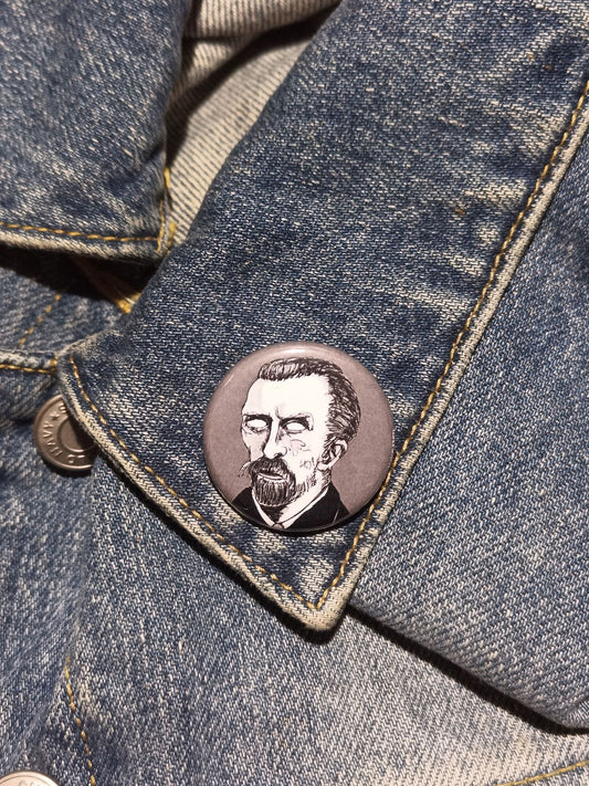 Vincent Van Gogh Zombie Pin – Creepy Gift for Art Lovers