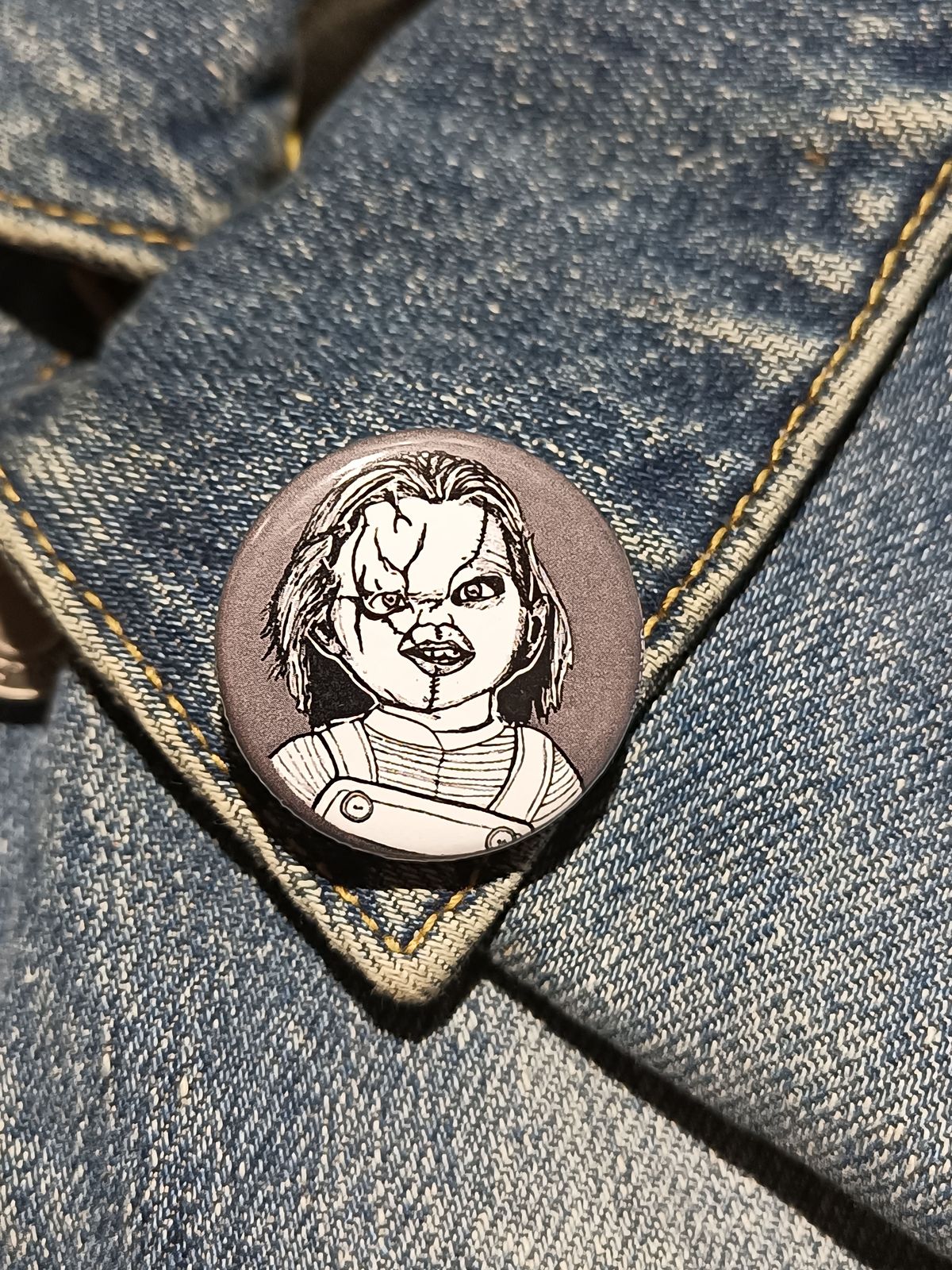 Chucky Child’s Play Pin – Horror Gift for Cult Movie Fans