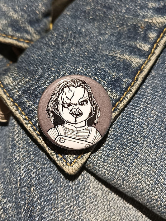 Chucky Child’s Play Pin – Horror Gift for Cult Movie Fans